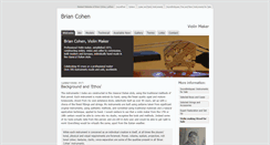 Desktop Screenshot of briancohenviolins.com